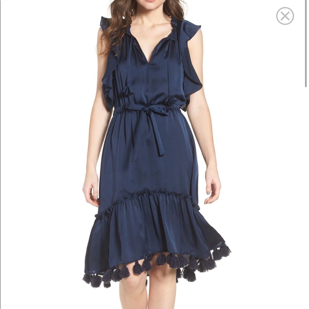 MISA Los Angeles Pillar Satin Dress